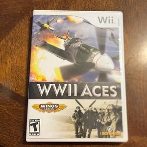World War 2 Aces game for Wii Video Game Nintendo 2007 WW II Flying